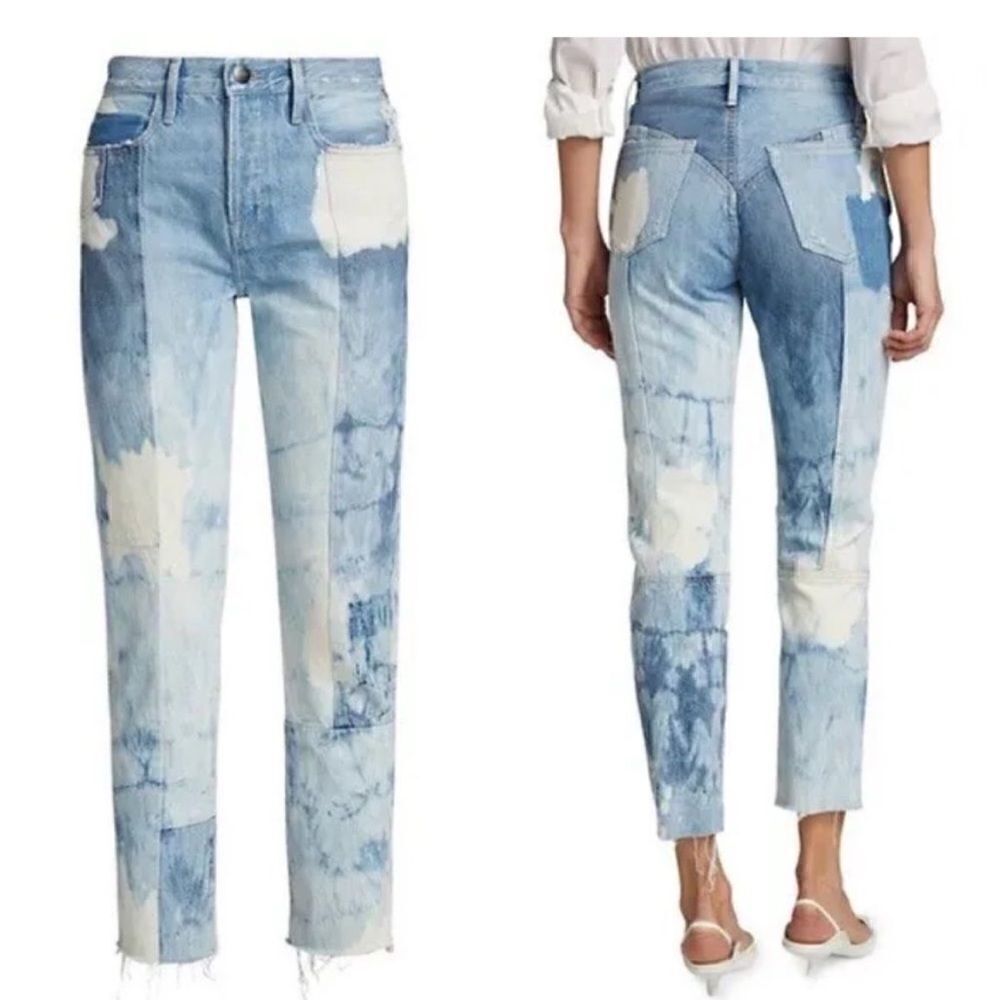 Frame Le Original Bleach High Rise Jeans in Fresco NWT $378